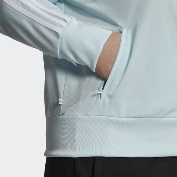 modrá Sportovní top Adicolor Classics Firebird Primeblue (plus size) KOK92