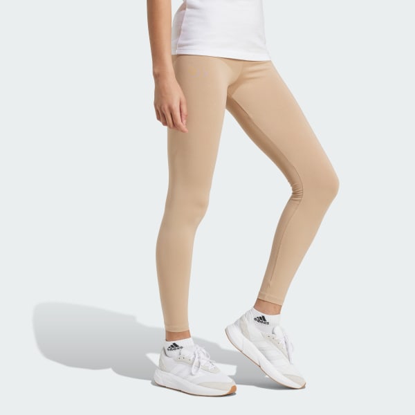 Castanho Leggings de Algodão Essentials