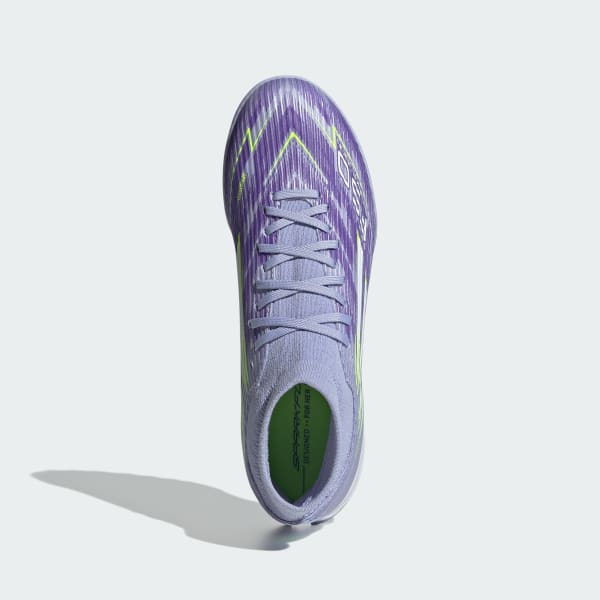 Purple F50 Sparkfusion League Turf Cleats