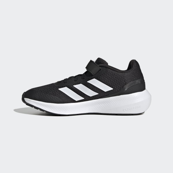 adidas RunFalcon 3.0 Elastic Lace Top Strap Shoes - Black | Kids\' Lifestyle  | adidas US