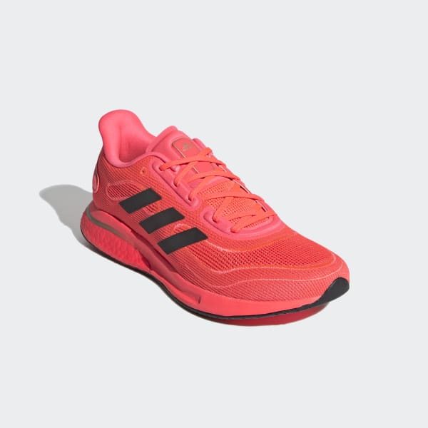 adidas pink and red sneakers