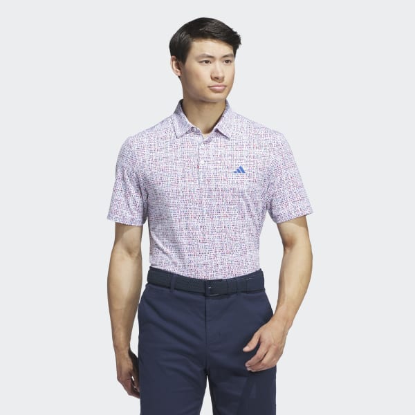 Adidas 360 print polo shirt deals