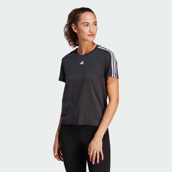 Noir T-shirt AEROREADY Train Essentials 3-Stripes