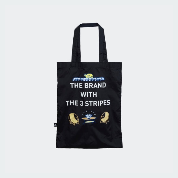 Black adidas x dáo Packable Bag