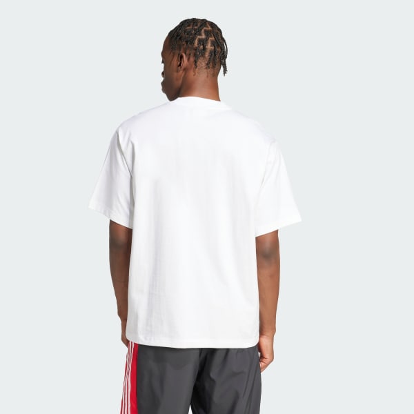 Blanco Polo adidas Originals Champions Estampado