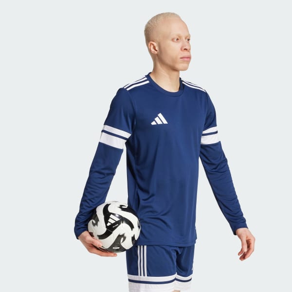 Blau Langärmeliges Squadra 25 Trikot