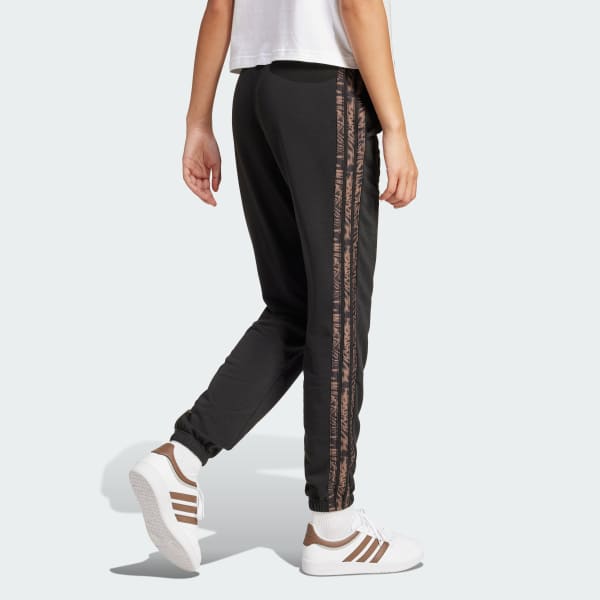 Black Essentials Seasonals Animal Pants