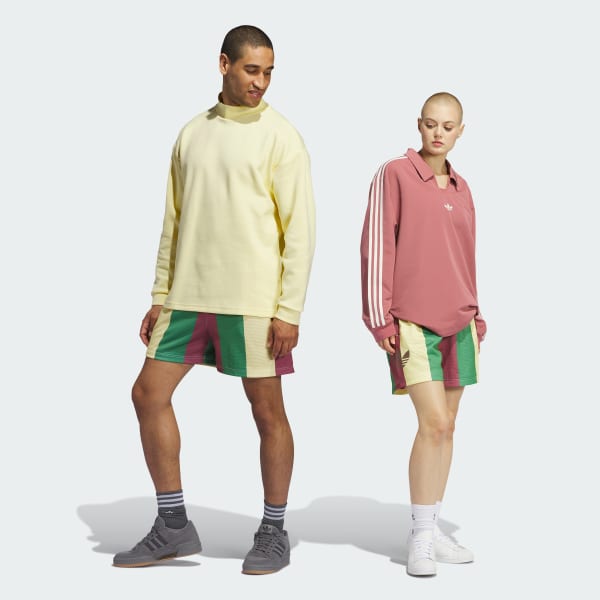 Hong Quần Short Phủ Họa Tiết (Unisex)