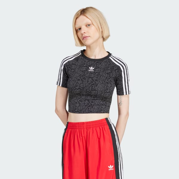 adidas Snakeskin 3-Stripes Baby Tee - White | adidas Thailand