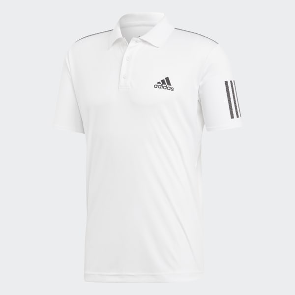 White 3-Stripes Club Polo Shirt FRW69