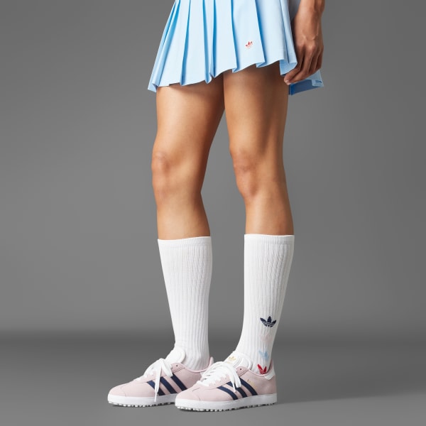 White Originals Trefoil Knee-High Golf Socks