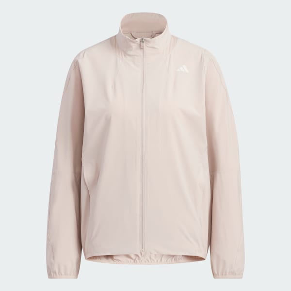 Brown 트레이닝 에센셜 플러스 루스 핏 스트레치 우븐 재킷