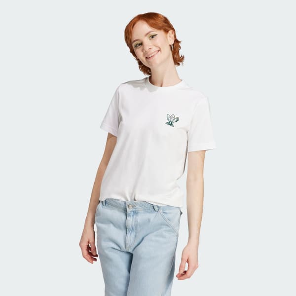 adidas ADI DASSLER Graphic Tee White adidas Thailand