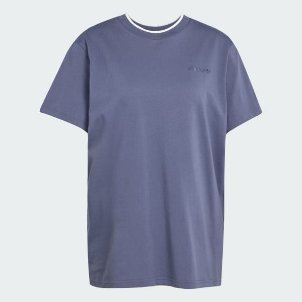 Blue Graphic adidas Sports Loose 3-Stripes Tee