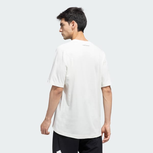 White adidas Sportswear Raglan Tee