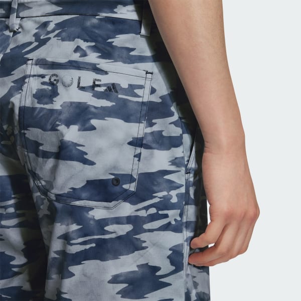 アディダス 【ゴルフ】総柄プリント ゴルフショーツ - ブルー