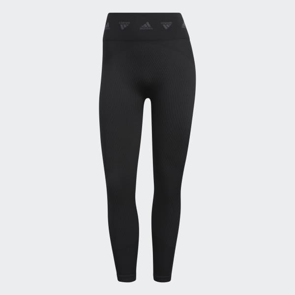 Đen Quần Legging Tập Luyện 7/8 AEROKNIT