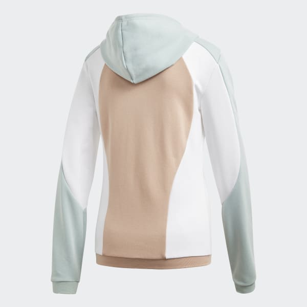 adidas track top base green