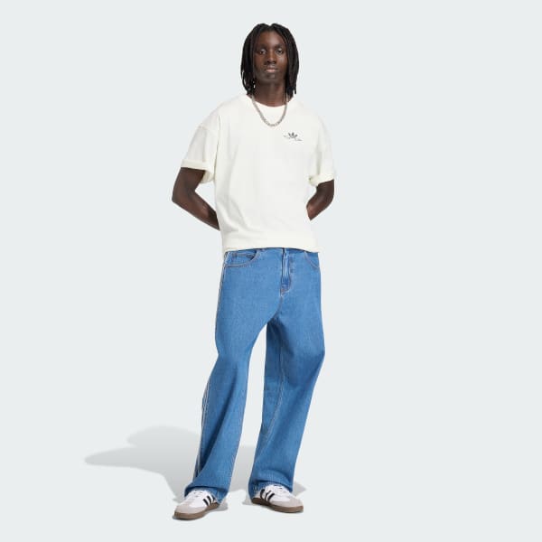 Branco T-shirt gráfica japonesa Forg