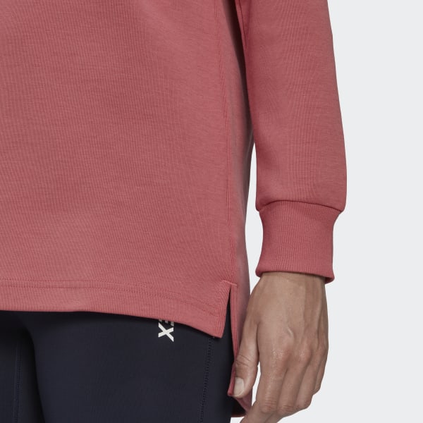 Rouge Sweat-shirt à capuche Terrex Graphic Logo QG501