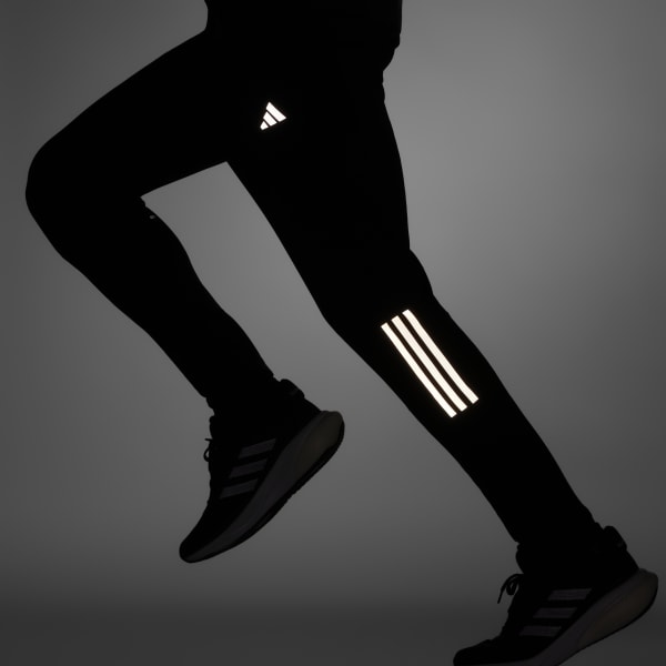 adidas Own the Run Astro Knit Running Pants - Black