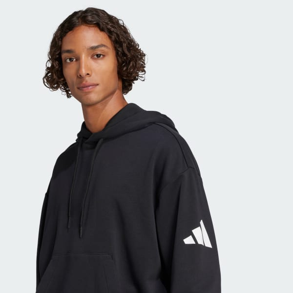 Adidas must have french terry logo hoodie hot sale