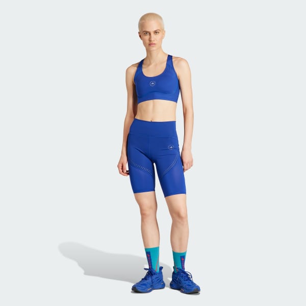 Blue adidas by Stella McCartney TruePurpose Optime Training Bike Leggings