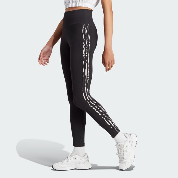 adidas 3-Stripes Infill Tights - White | Women's | US