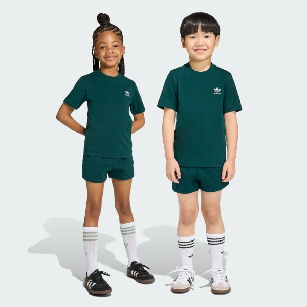 Vert Ensemble t-shirt et short enfants
