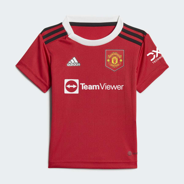 Czerwony Manchester United 22/23 Home Baby Kit TQ020