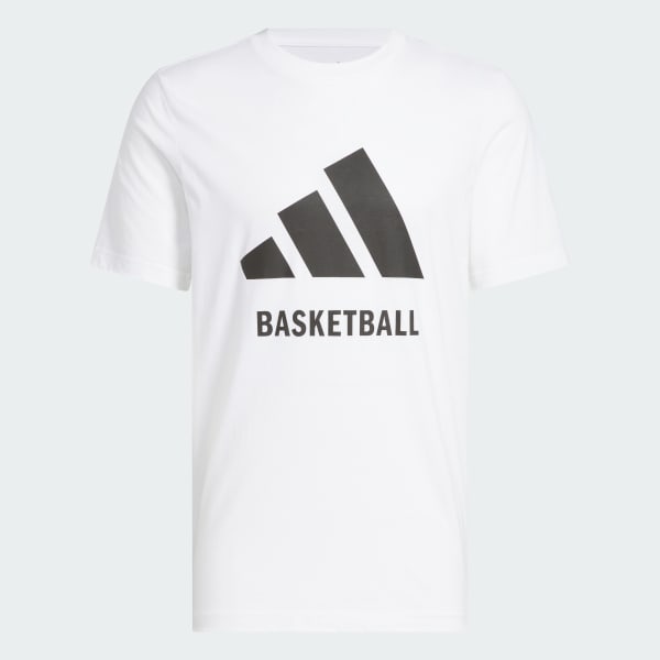 Branco Camiseta adidas Basketball
