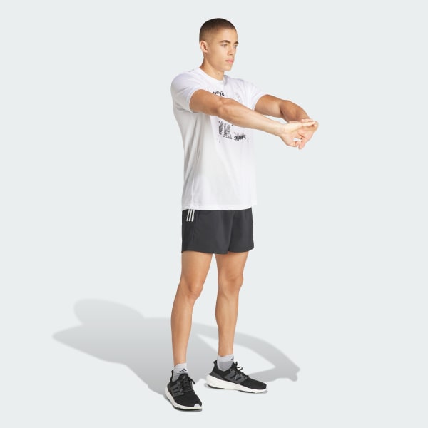 Schwarz Own The Run Shorts