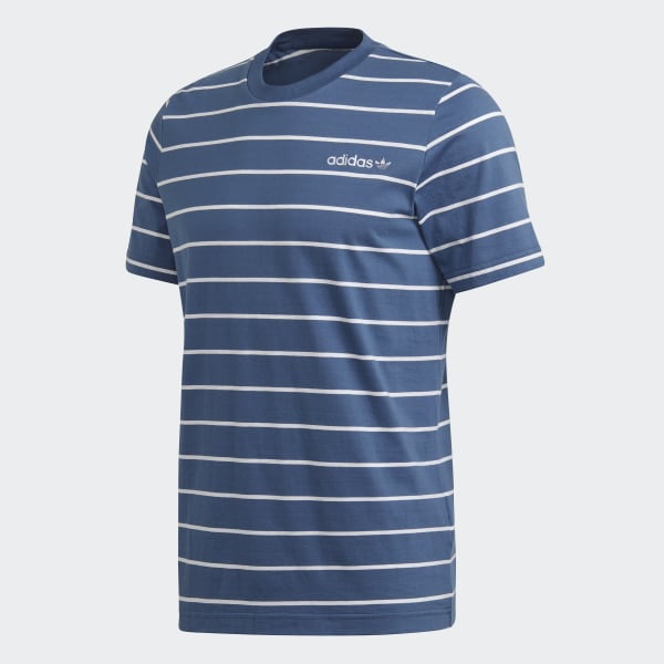 Adidas linear stripe t shirt on sale