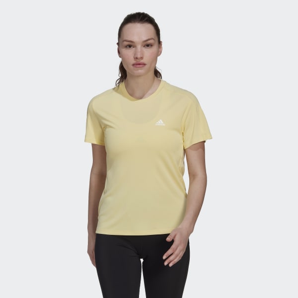 Amarillo Camiseta de Running Run It WH262