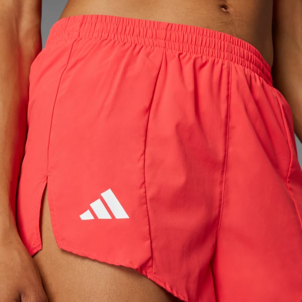 Rojo Shorts de Running Adizero Essentials