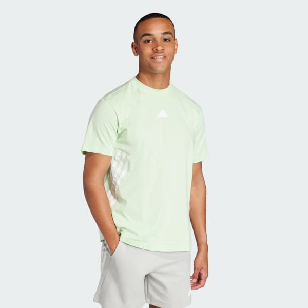 Verde Remera Future Icons 3 Tiras