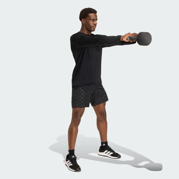 Siyah WORKOUT ESSENTIALS FLEX UZUN KOLLU TİŞÖRT