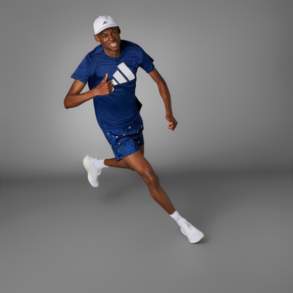 Azul Camiseta Run It
