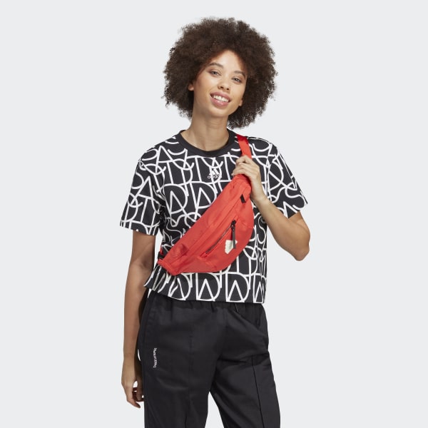 Black Allover adidas Graphic Boyfriend T-Shirt