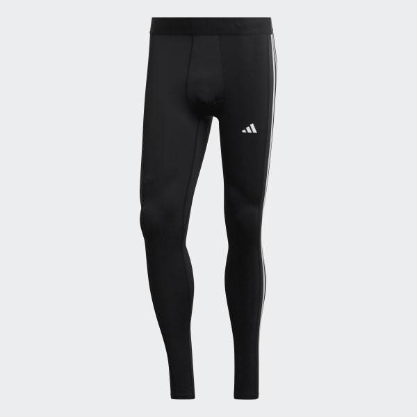  adidas mens TechFit ST 3-Stripes Tights Black Small : Clothing,  Shoes & Jewelry