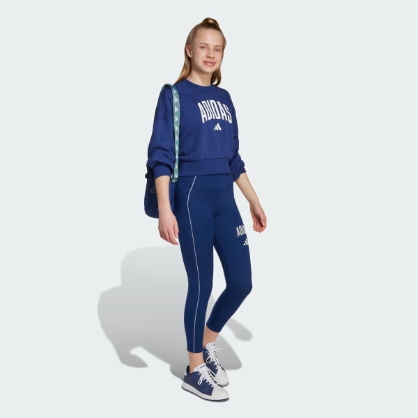 Mavi Seasonals Essentials Collegiate Typography Bisiklet Yaka Çocuk Sweatshirt