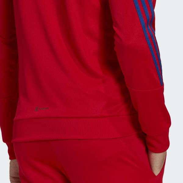 Red Slim Zipped Tracksuit KC613