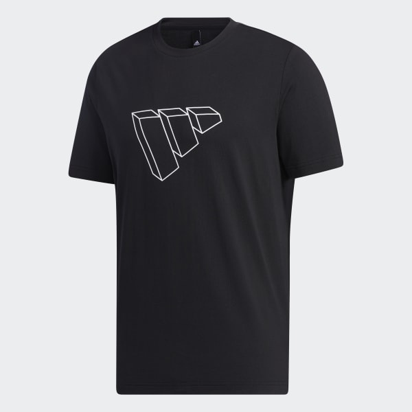 สีดำ เสื้อยืด Future Icons Sub Badge of Sport 49096