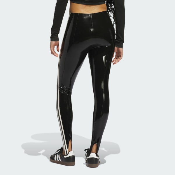 3-Stripes Latex Leggings