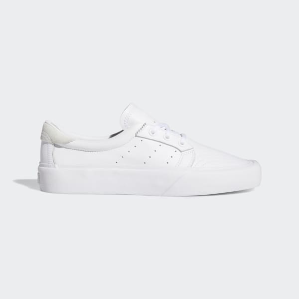 all white adidas skate shoes