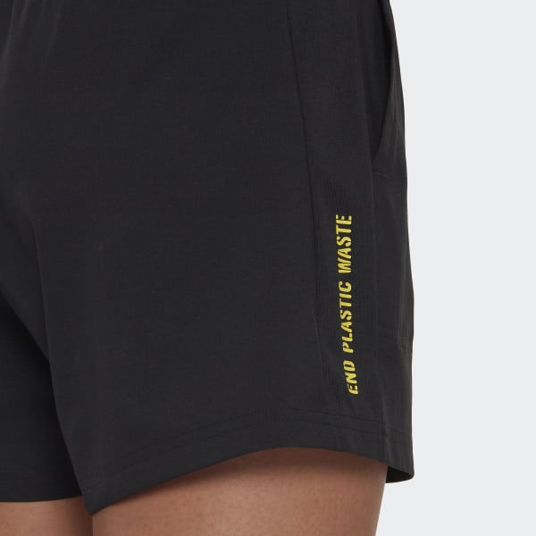 Schwarz Tiro RFTO High-Waisted Shorts P2668