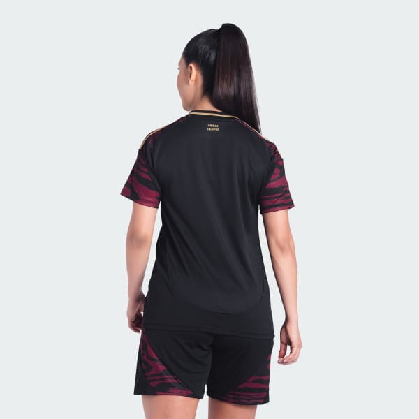 Negro Camiseta Visitante Selección Peruana 2024 Mujer