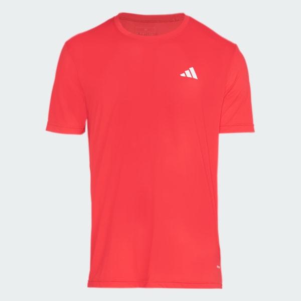 Vermelho Camiseta Own The Run 3 Listras
