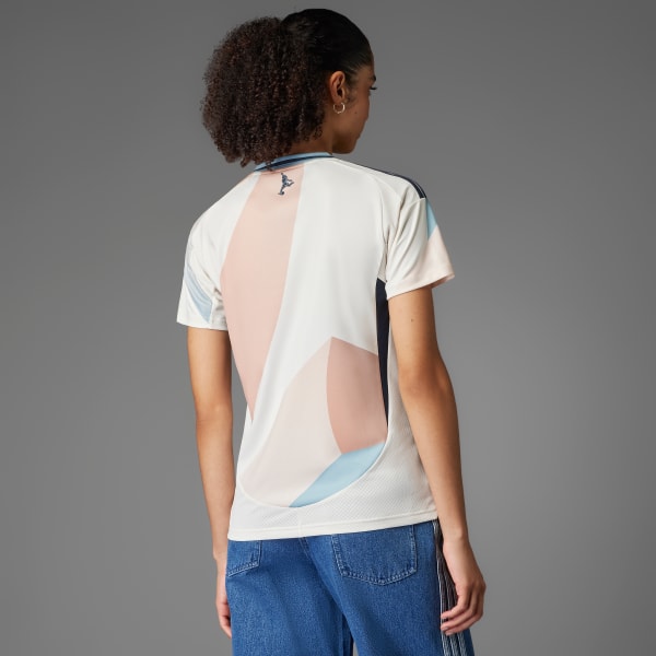 สีขาว เสื้อฟุตบอลหญิงชุดเยือน Spain 25