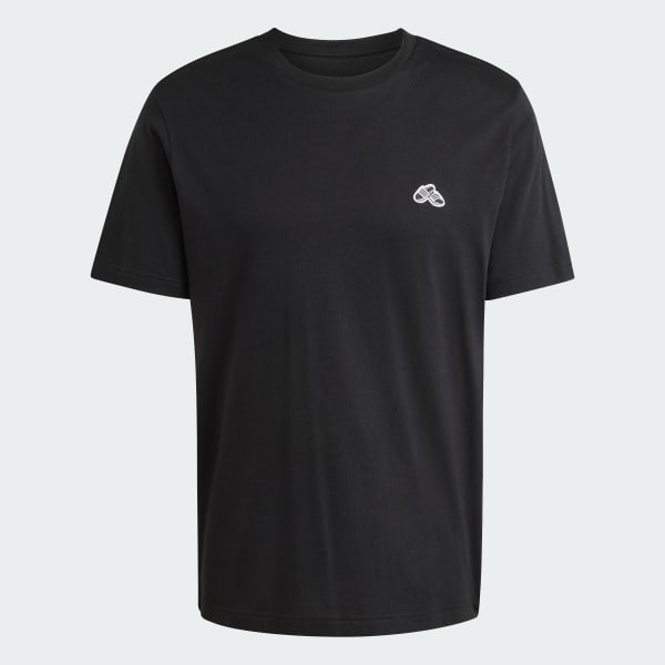 Negro CAMISETA GRAPHIC SUMMER SLIDE TRIM
